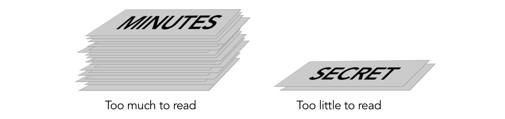Too much information overwhelms people; too little information does not provide enough